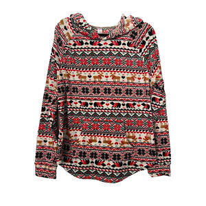 No Boundaries Fair Isle Holiday Hoodie Pullover XL (15-17)
